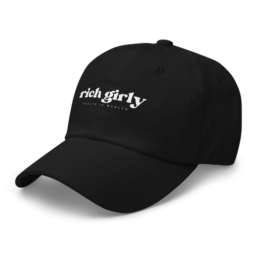 Rich Girly Health is Wealth Dad hat